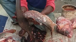 Amazing Guint Carp Fish Cutting Skills In Bangladesh Super Market