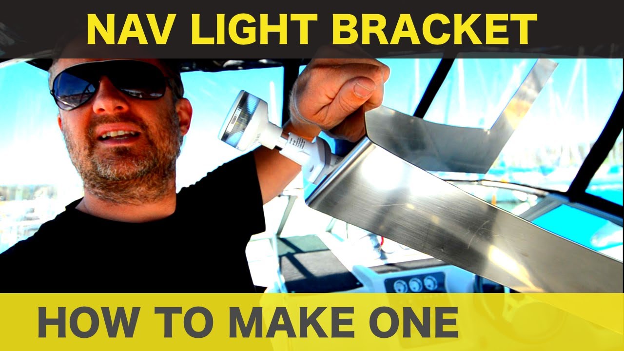 HOW TO MAKE A STAINLESS STEEL BRACKET FOR YOUR BOAT YouTube