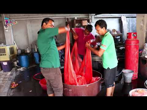 Silk Fabrics Dyeing Process in a Local Factory