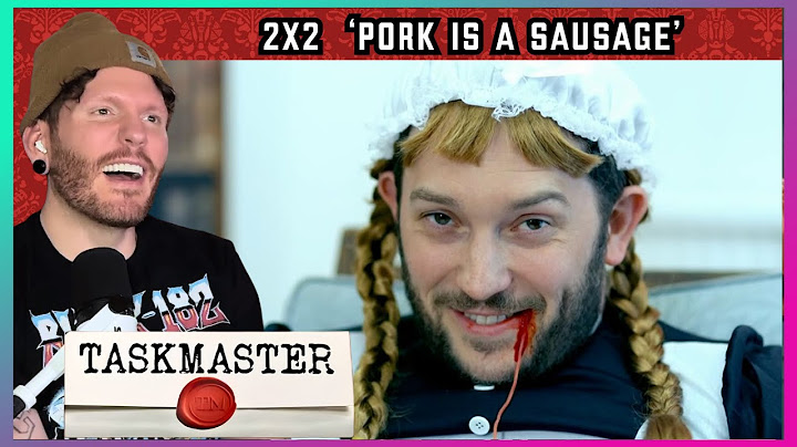 AMERICAN watches TASKMASTER for the first time! 2x2 'Pork is a Sausage' Reaction