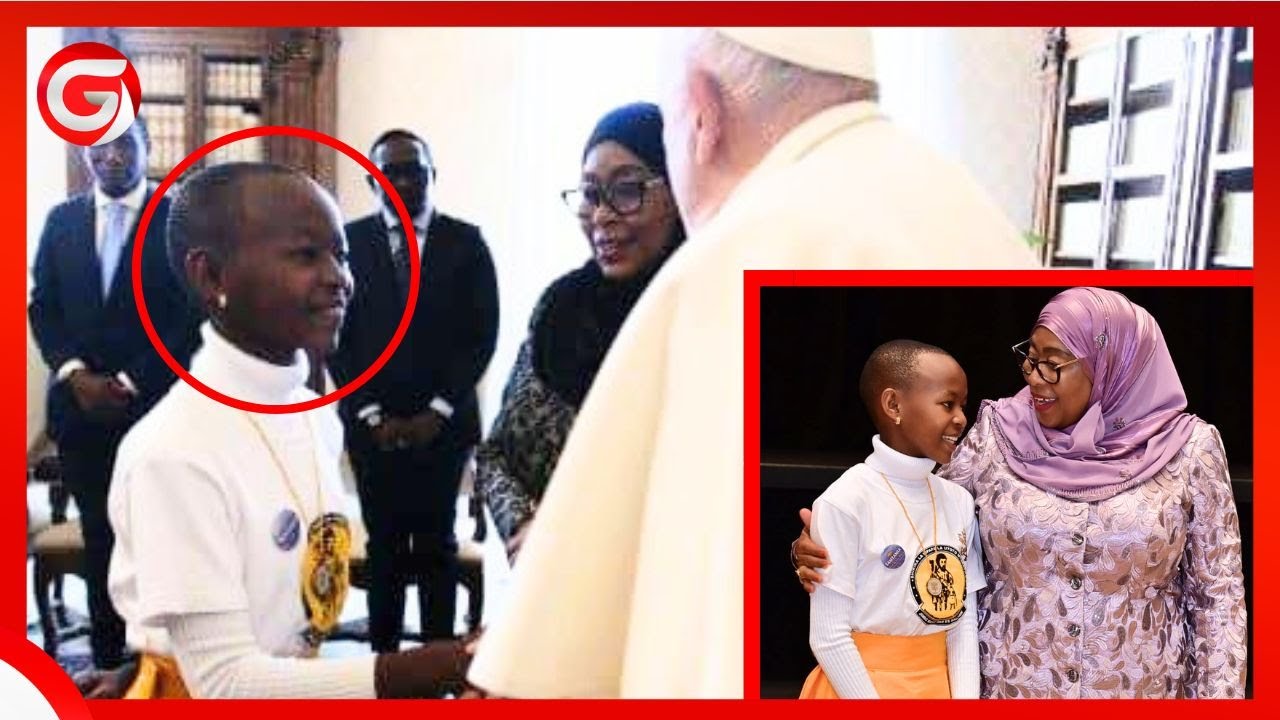 MTOTO MIAKA 12 ALIYESAFIRI na RAIS SAMIA KUONANA na PAPA FRANCIS - ''PAPA ALINIAMBIA NIMUOMBEE''...