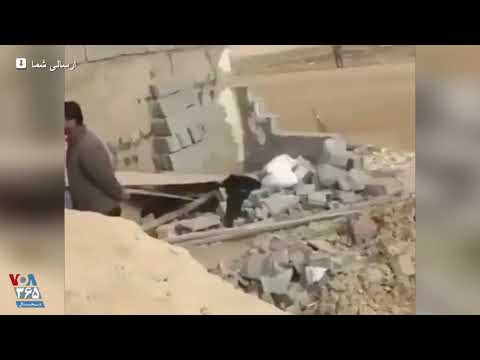 تصاویر دیگری از تخریب خانه های ساکنان یک روستا در نزدیکی اهواز توسط بنیاد مستضعفان
