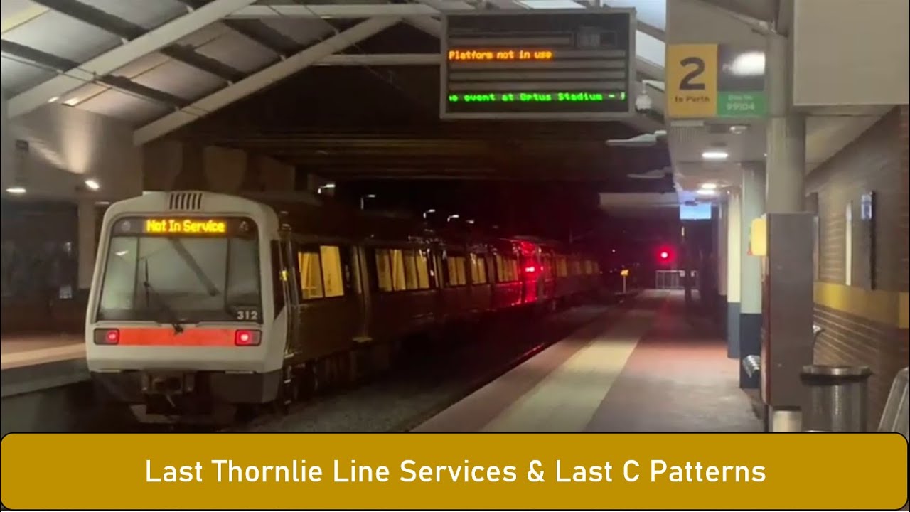 The Last Thornlie Line Trains & Last C Pattern Trains Before the Shutdown