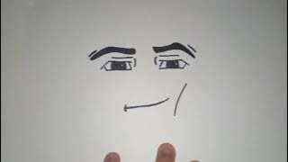 Como Dibujar La Cara de Hombre de Roblox