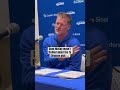 Rams HC Sean McVay had an unexcited presser after taking QB Ty Simpson in the 1st round.