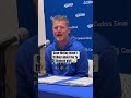Rams HC Sean McVay had an unexcited presser after taking QB Ty Simpson in the 1st round.
