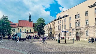 Krakow Poland Walking tour ,Old town in the drizzle 波蘭漫步-克拉科夫【4K HDR 60fps】