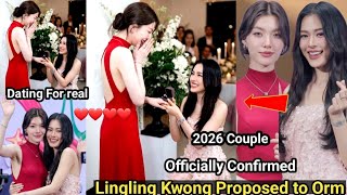 Omg Lingling Kwong Finally Propose To Orm Kornnaphat And Shes Ready To Marry Her