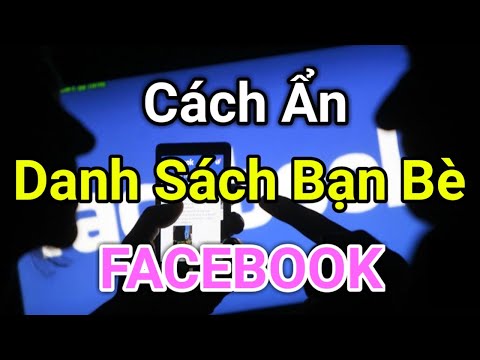 Cách ẩn bạn bè trên Facebook bằng điện thoại