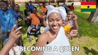 Becoming Nana Ama Oforiwaa II Benkumhemaa in Ghana | Asante Royal Enstoolment