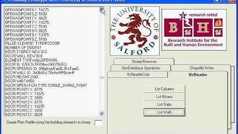 IFC GIS INTEGRATION 2005 GUI SITE SELECTION