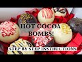 HOT COCOA BOMBS DIY| how to make and gift hot cocoa bombs this season! EASY RECIPE