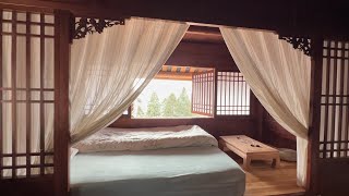 EP.20 I made a tatami bed in my Chinese-style wooden house, and I like the effect very much.
