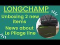 LONGCHAMP :UNBOXING 2 new items & sharing NEWS about the next Longchamp Le Pliage collection