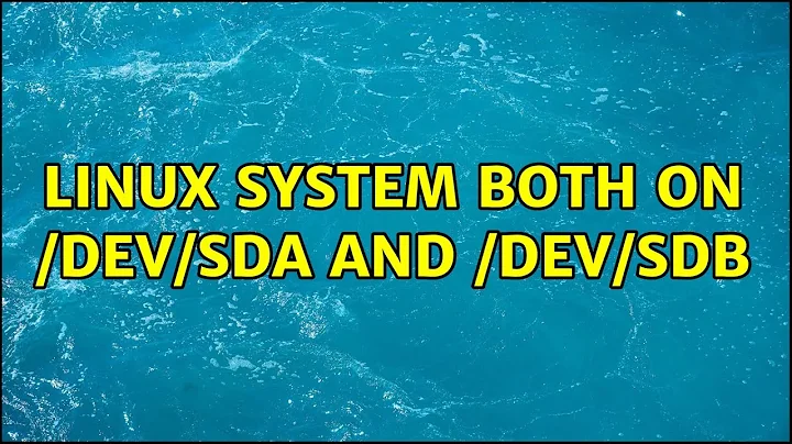 Ubuntu: linux system both on /dev/sda and /dev/sdb