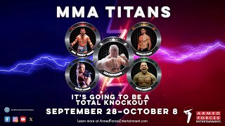 MMA Titans EUR/MED 2023 // Armed Forces Entertainment by Armed Forces Entertainment 71 views 8 months ago 1 minute, 4 seconds