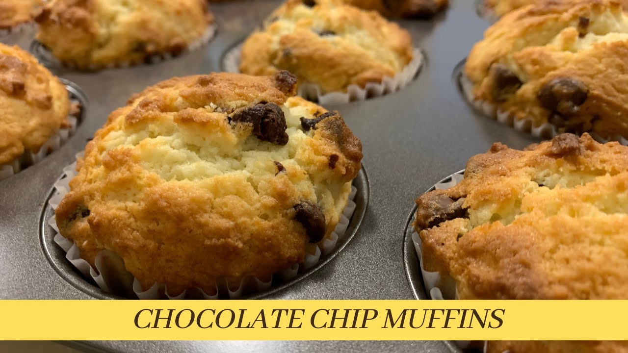 How to make Chocolate Chip Muffins Muffins Recipe YouTube