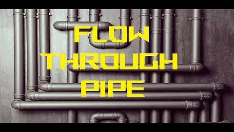 Fluid Mechanics - Topic 7 - combination of pipe| Equivalent length | flow through Pipe