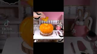 I carved a mini pumpkin with my tiny knife 🎃🔪 | mini food #shorts | minibuncafe