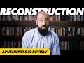 Reconstruction's Impact on Society From 1865 to 1877