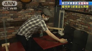 接待伴う飲食店も再開　都の休業要請“全面解除”で(20/06/19)