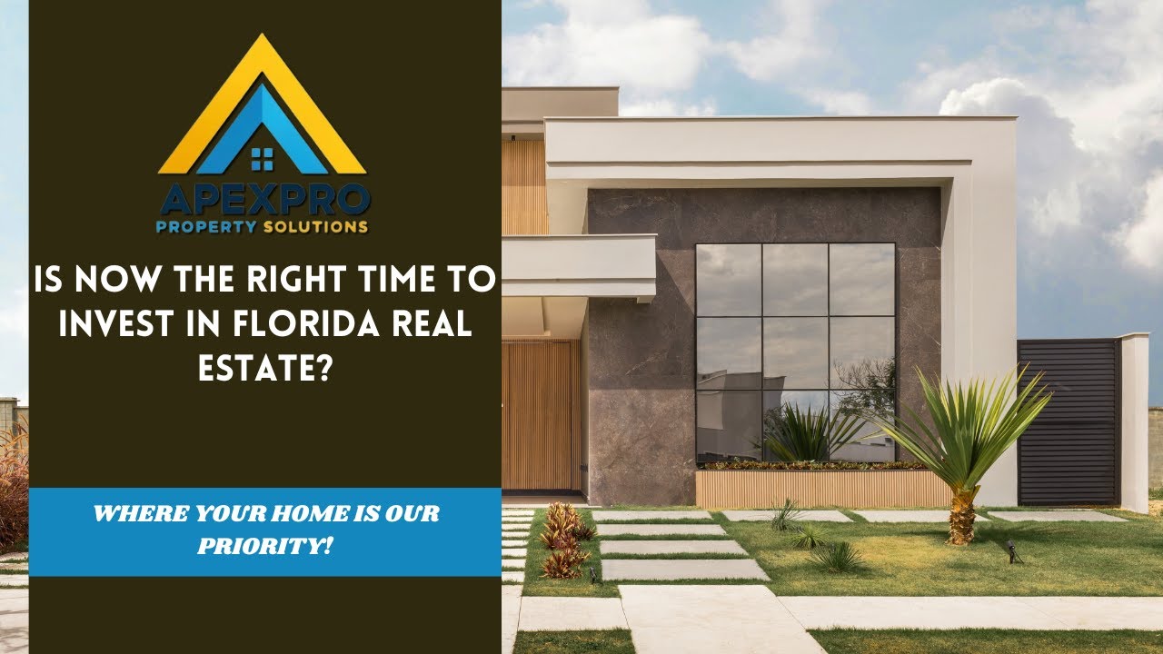 Is Now the Right Time to Invest in Florida Real Estate? - YouTube