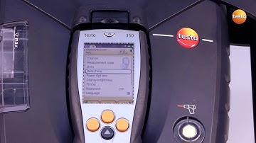 testo 350 Gas Analyser - Step 1 - How to Start Measuring Instrument