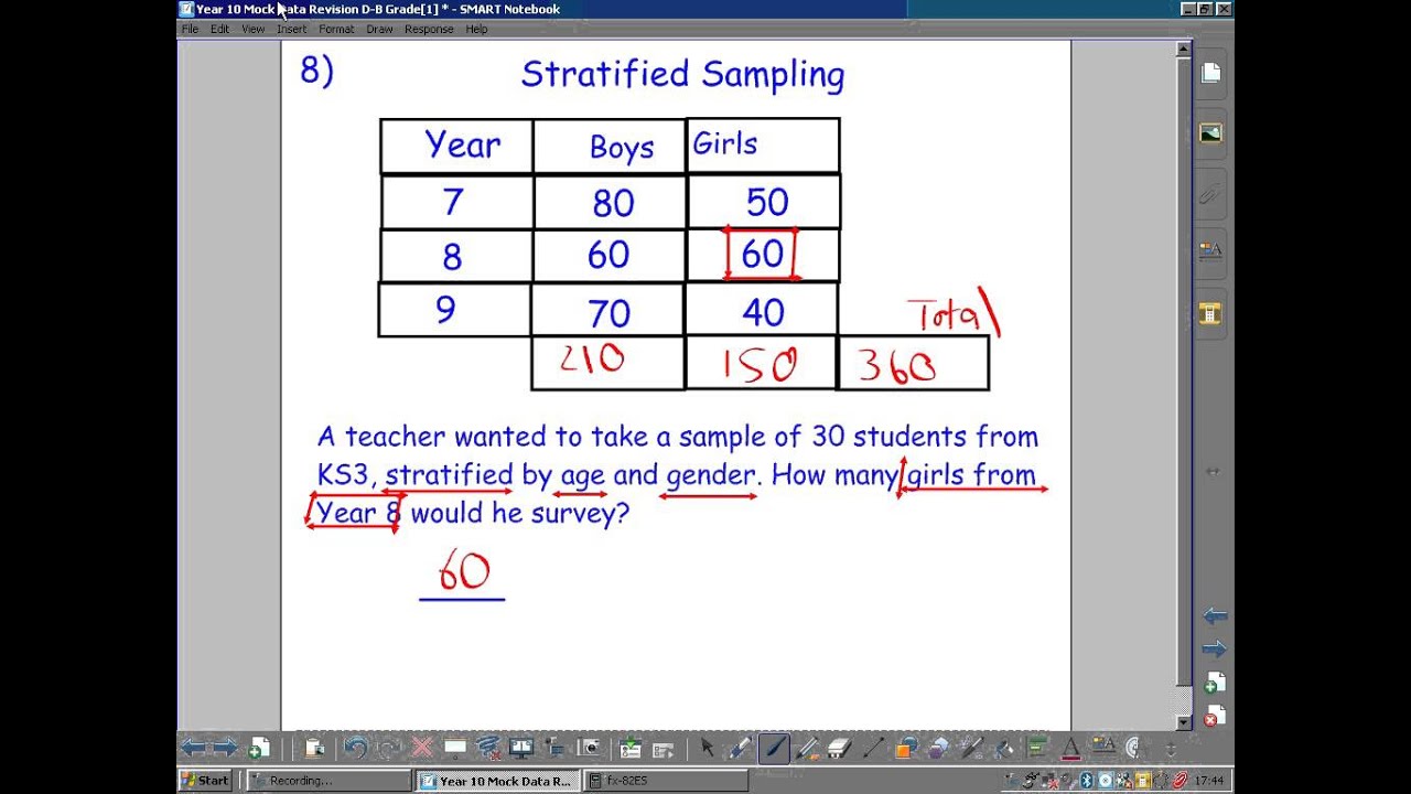 Stratified Sampling YouTube