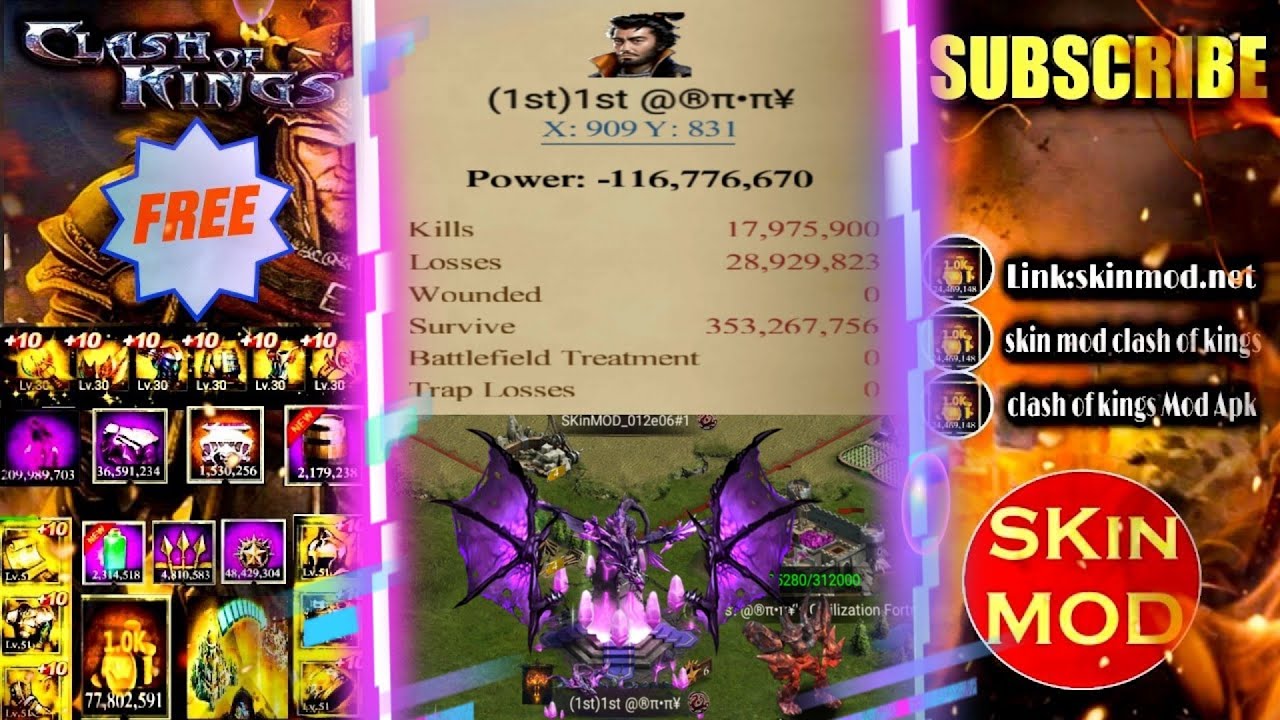 Clash of kings clash of kings mod apk clash of