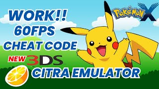New Citra 3DS Android - Enable Cheats 60 FPS Pokemon X screenshot 5