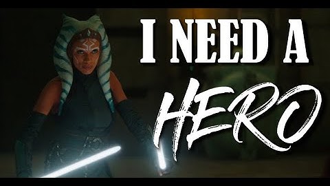 The Mandalorian Ahsoka Synced to Holding Out For a Hero