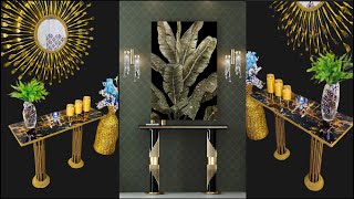 “Creating a Grand Entrance: DIY Luxury Entryway Table and Wall Frame Tutorial”Fashion Pixies