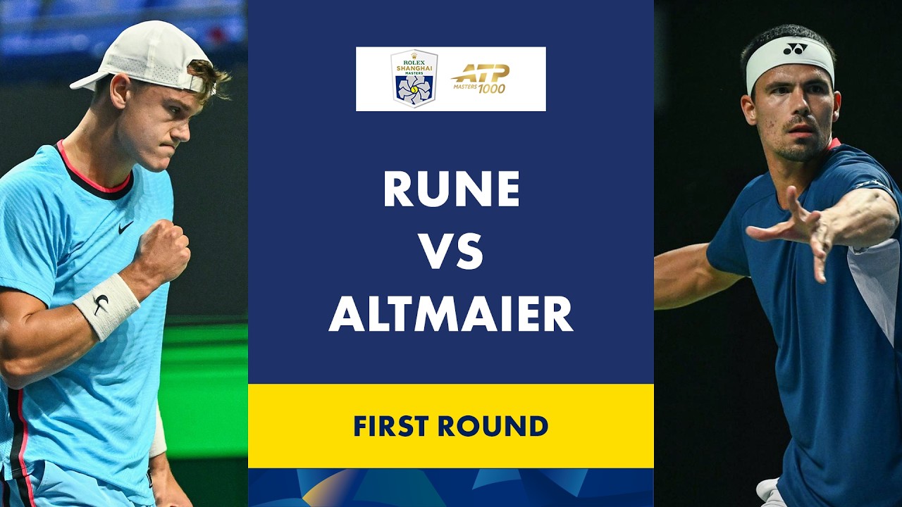 Holger Rune vs Daniel Altmaier Highlights | Rolex Shanghai Masters 2026