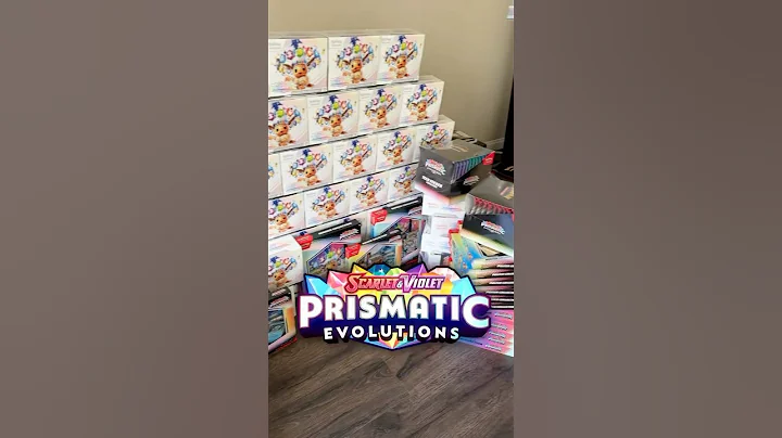 $20,000 GETS YOU THIS MUCH PRISMATIC EVOLUTIONS… #pokemoncards #pokemon