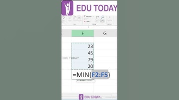 Excel MIN Function Explained in 30 Seconds | Find the Smallest Number Easily #excel #exceltips