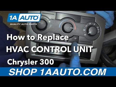 How to Replace Install HVAC Control Unit 2006 Chrysler 300