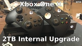 Xbox One X Scorpio 2TB Internal Hard Drive Upgrade Using Windows