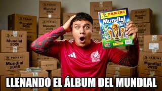 LLENANDO mi ÁLBUM PANINI  del MUNDIAL 2026 *PEGANDO ESTAMPAS*