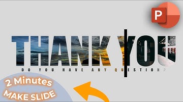 Creative 🔥 Motion Change Animated Thank You Slide in PowerPoint | Step-by-Step Tutorial