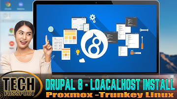 How to Install Drupal 8 on Localhost with Proxmox ✅ Trunkey Linux drupal installation tutorial