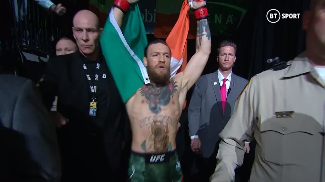 Conor McGregor responds to fighter performing famous walk at UFC ...