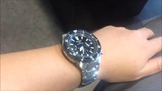 Short Review on the Seiko Prospex SBEC001 Transocean Chronograph - YouTube