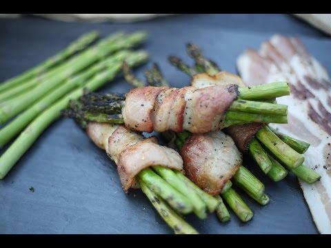 How to Grill Bacon-Wrapped Asparagus