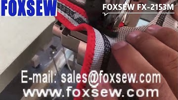 Cylinder Bed Zigzag Machine with Tape Binder for Shoes