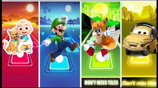 Cocomelon VS Supper Mario VS  Sonic VS  Smiling Critters