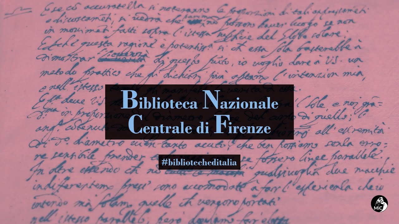 Biblioteche d'Italia | Biblioteca Nazionale Centrale di Firenze