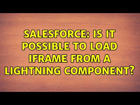 salesforce iframe salesforce iframe