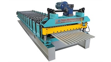 Corrugated Panel Roll Forming Machine, motorized cutting and high speed, Jackson, Rwanda