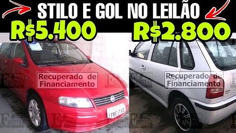 leilão de carros | leilão de carros sp | Fiat Stilo e gol g3