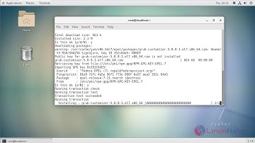 How to Install Grub Customizer on Centos 7